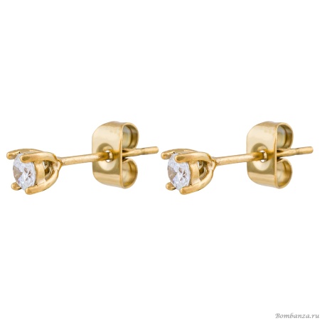 Пусеты Fiore Luna, WHITE